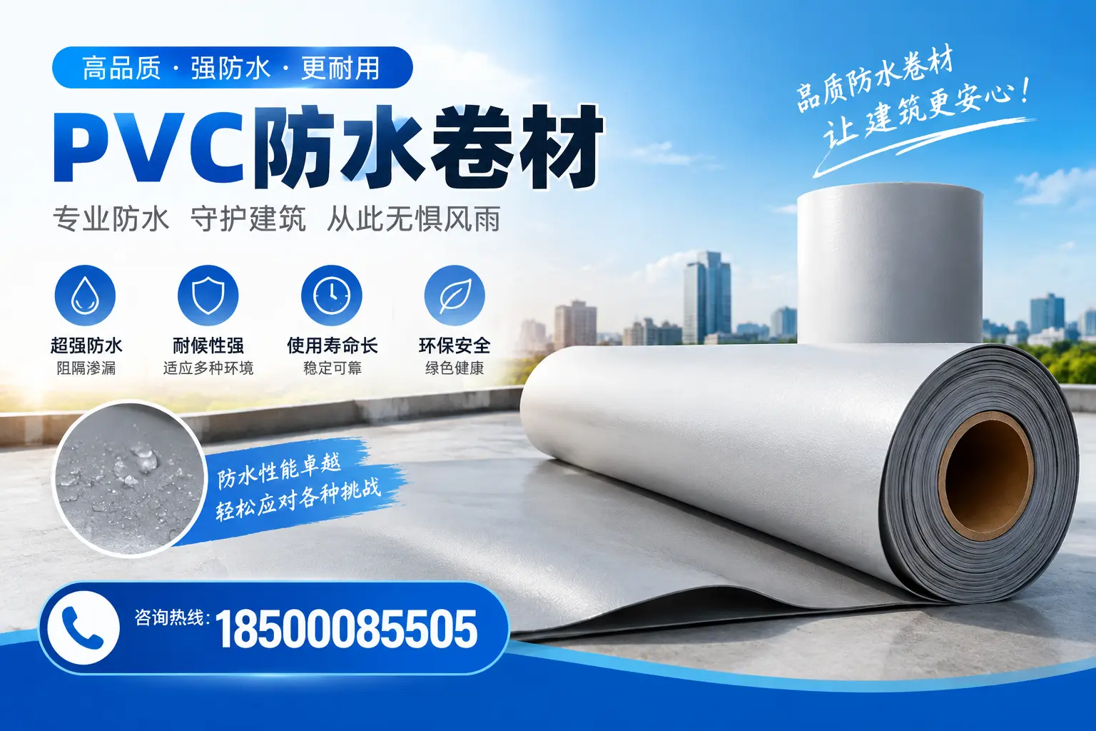 如何选择高质量的PVC防水卷材？石家庄消费者必看指南